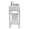 Modern Console Sink Vanity, 48
